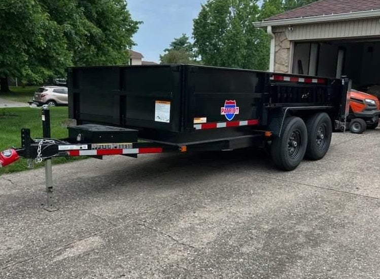 One Day Dump Trailer Rental With 2 Foot Walls