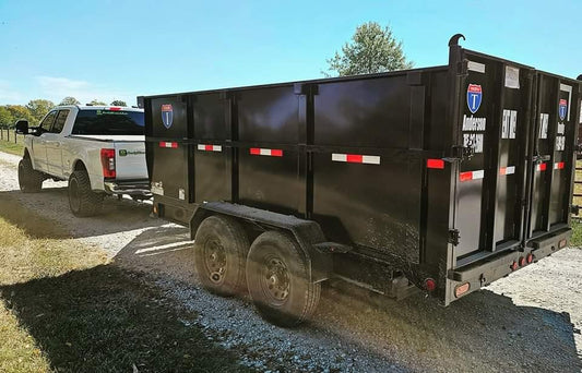 One Day Dump Trailer Rental With 4 Foot Walls